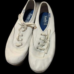 White leather Keds